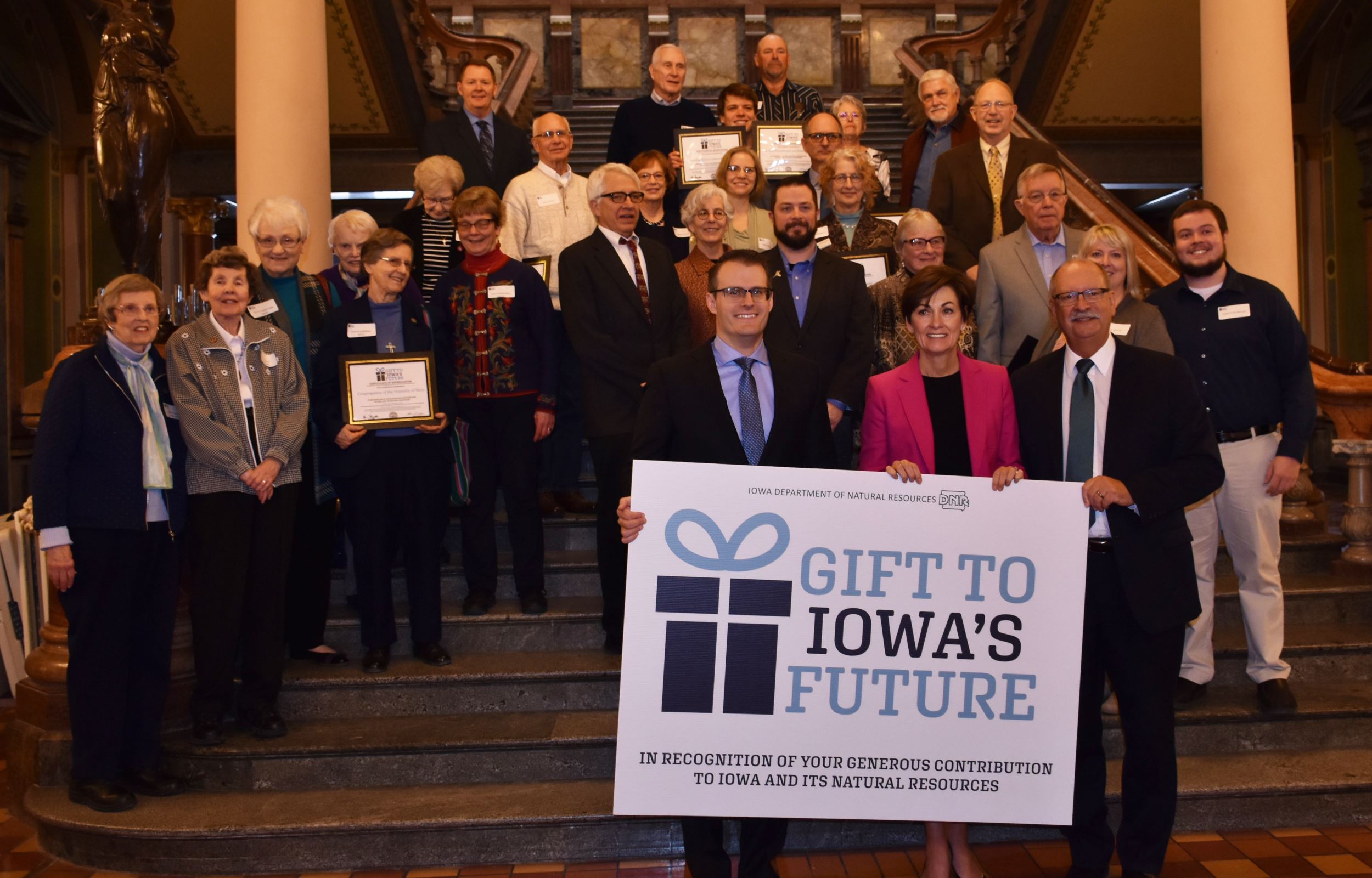 Iowa landowners honored at Capitol