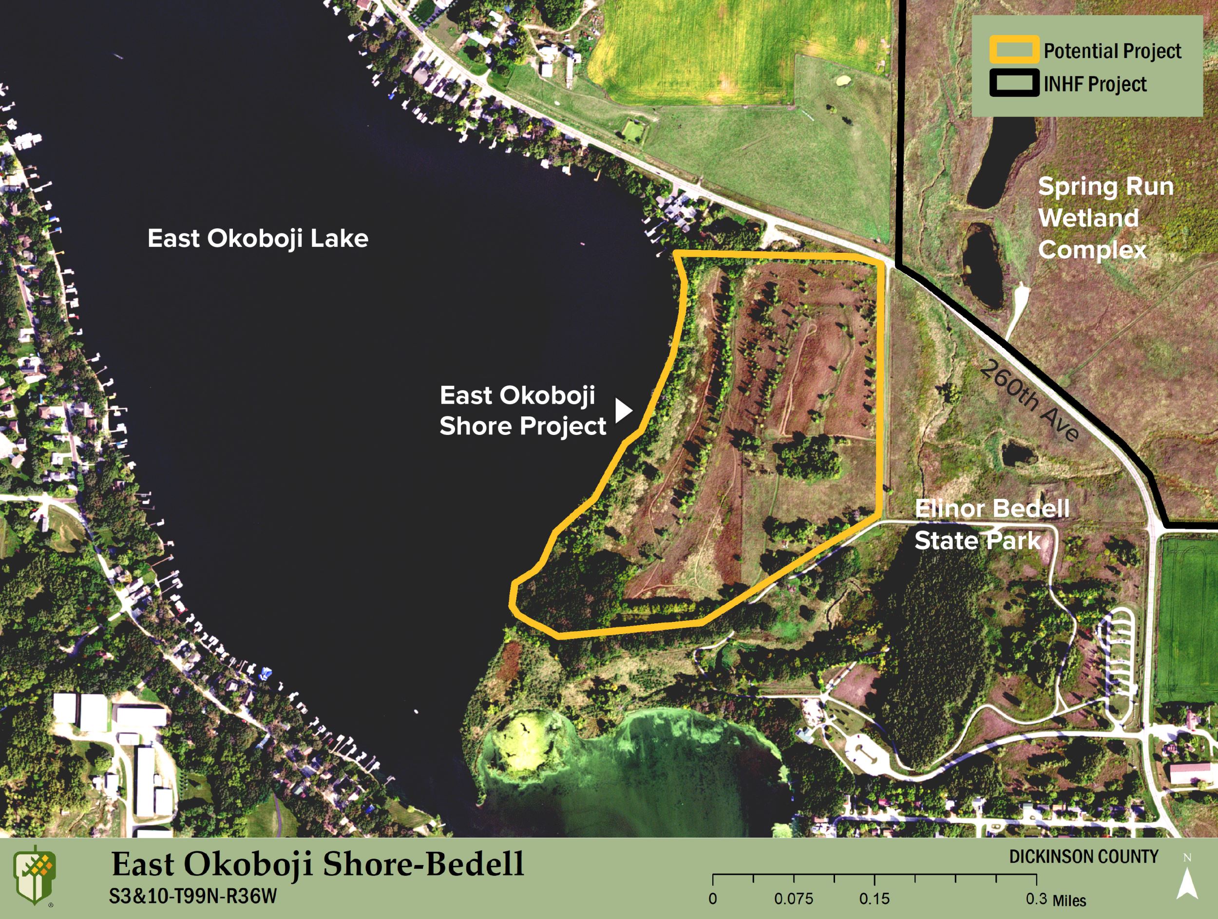 Map of the Narrows Preserve