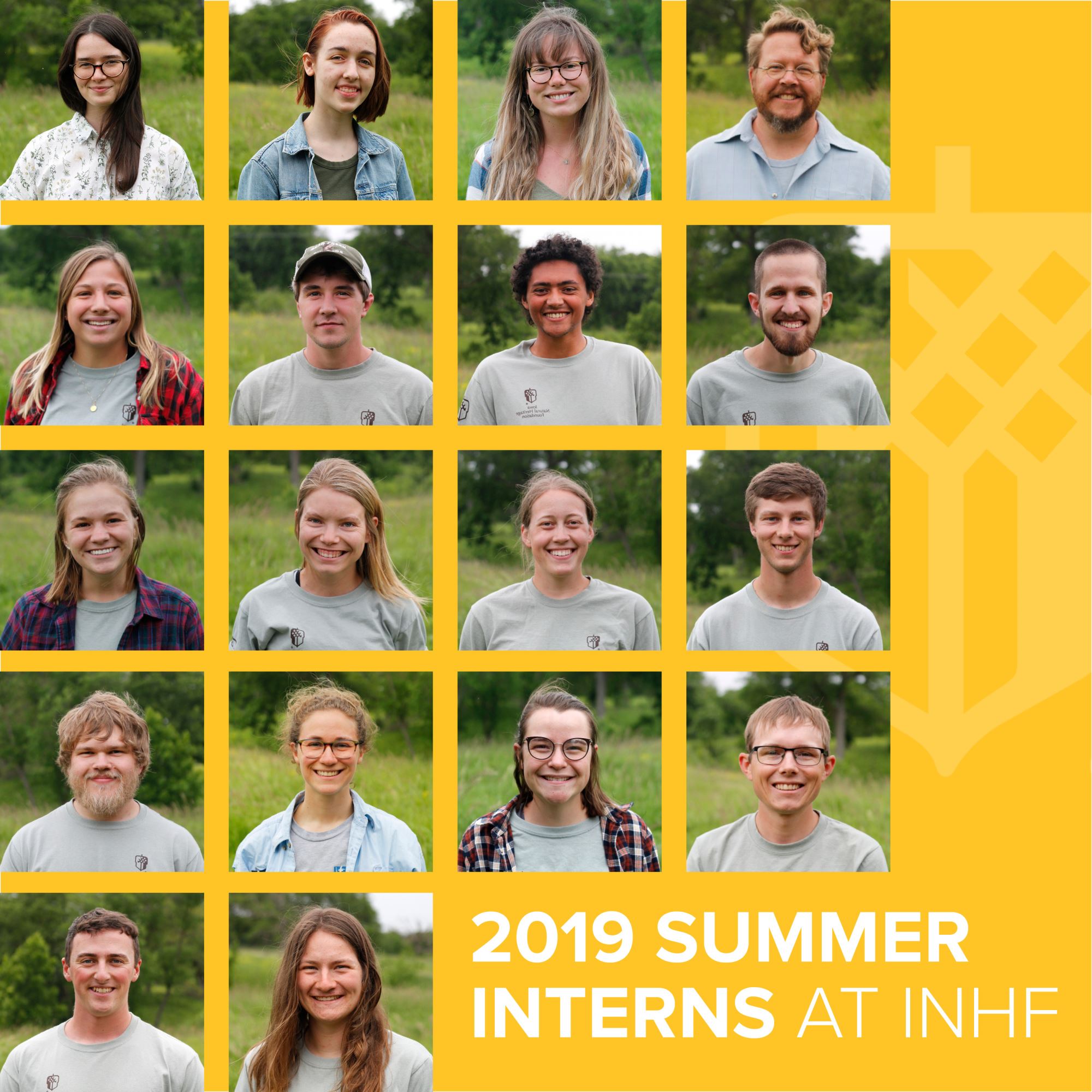Meet INHF's 2019 Summer Interns