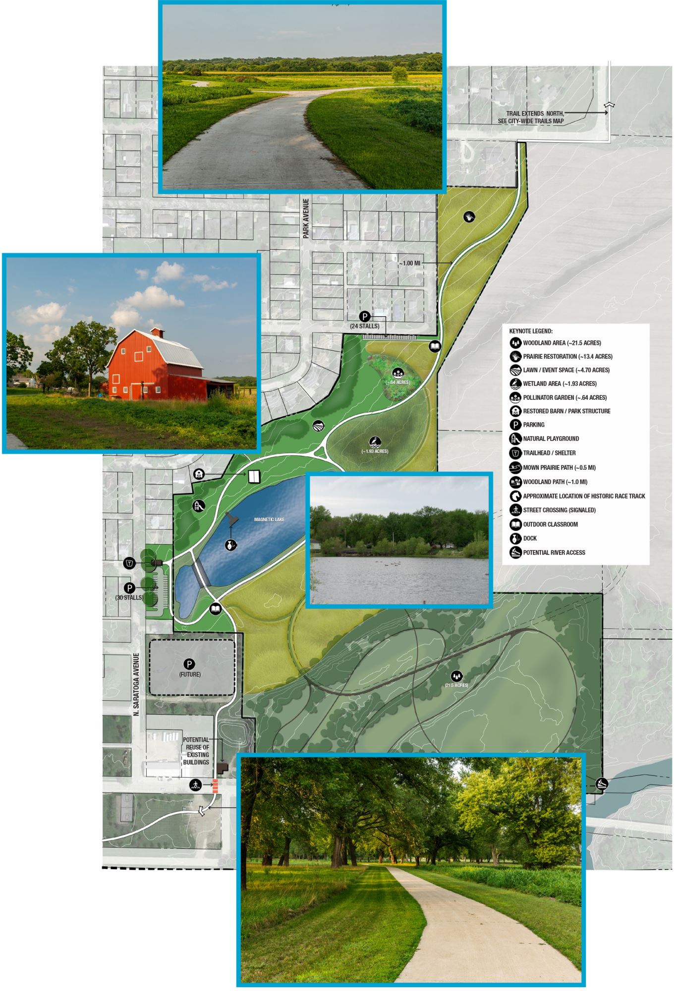 Magnetic park map