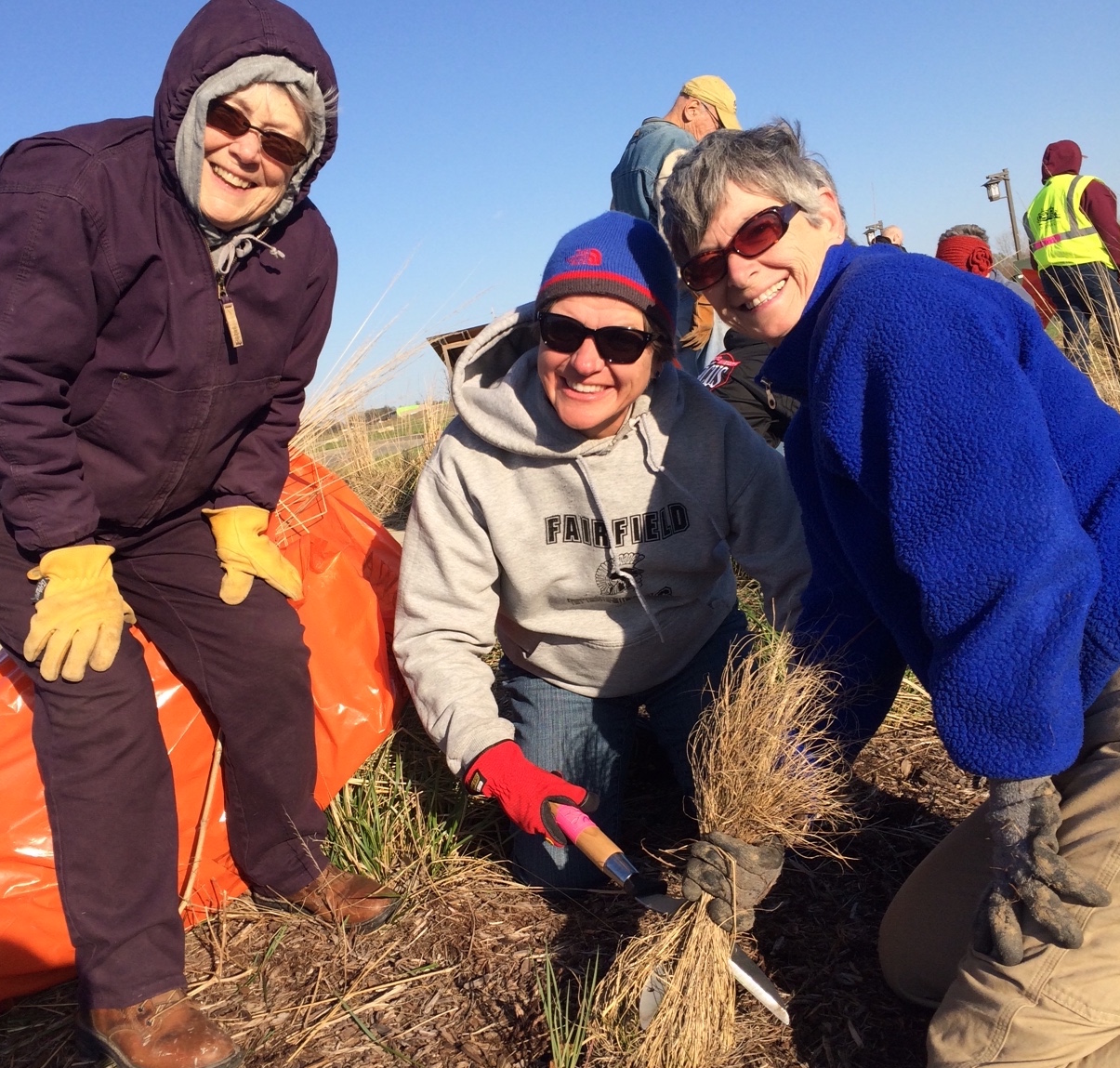 INHF volunteers in Johnson County