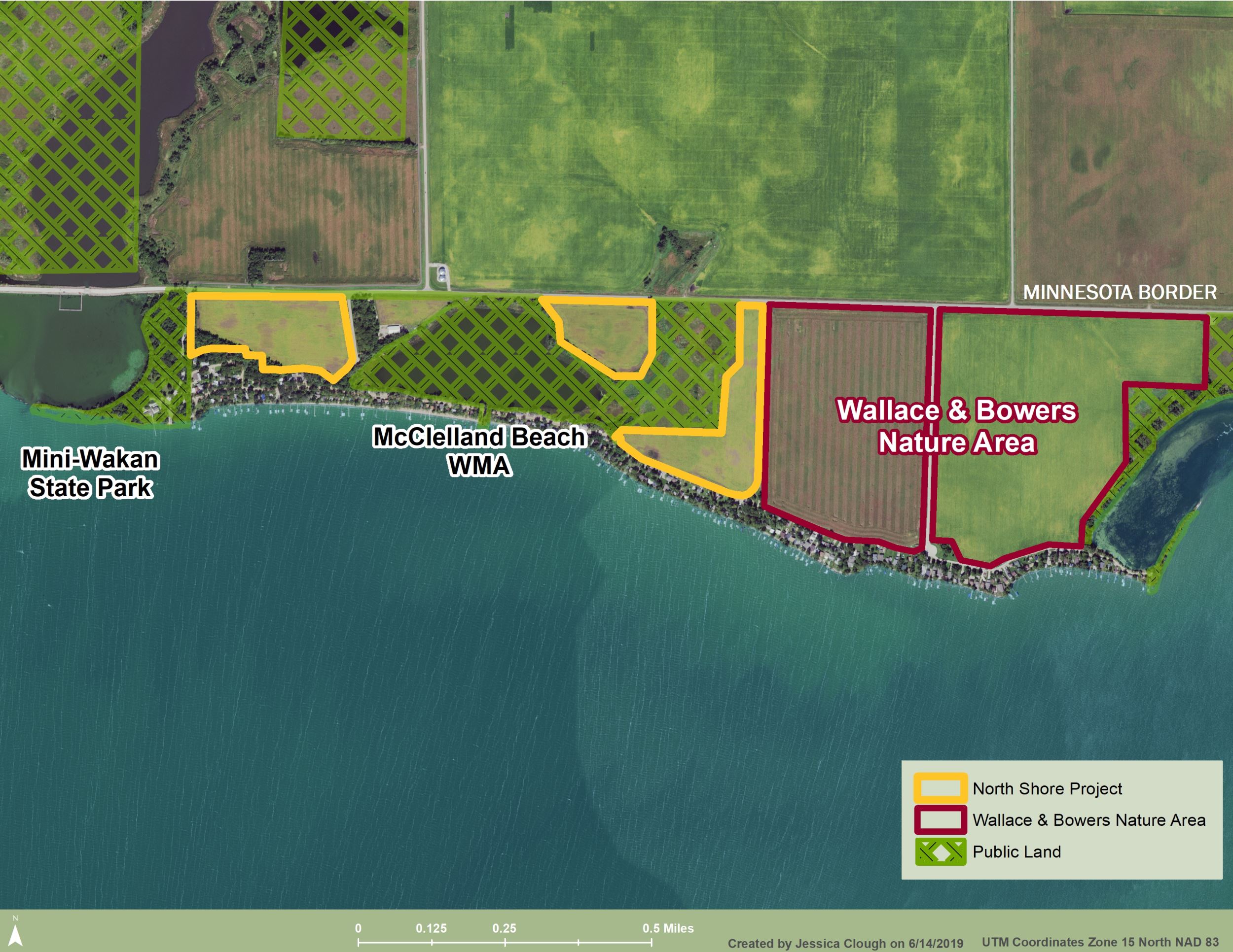 North Shore Project map