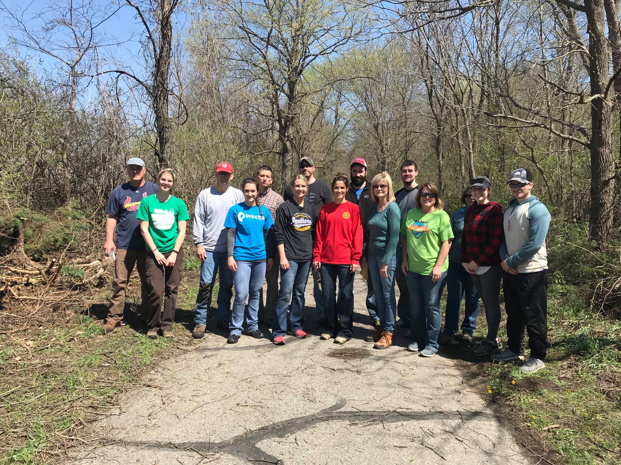 Trail volunteers