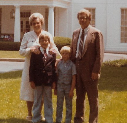Neal Smith and family at White House
