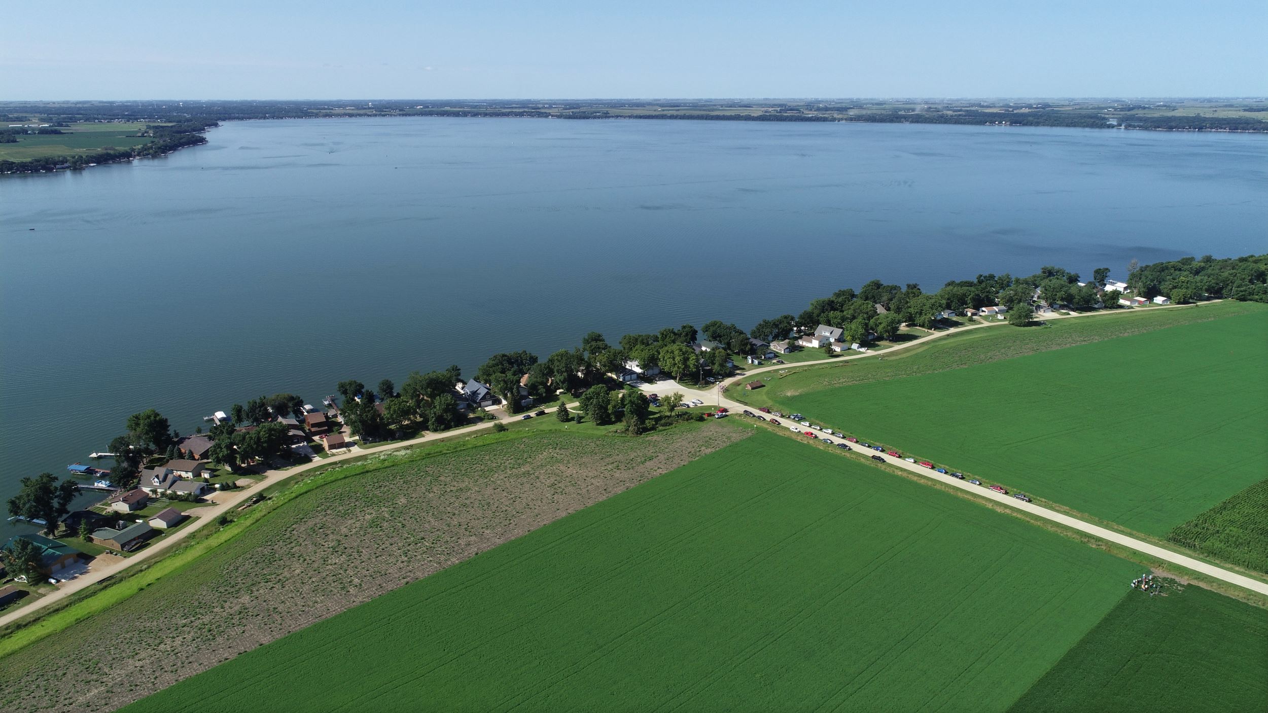 Aerial view of Wallace & Bowers Nature Area