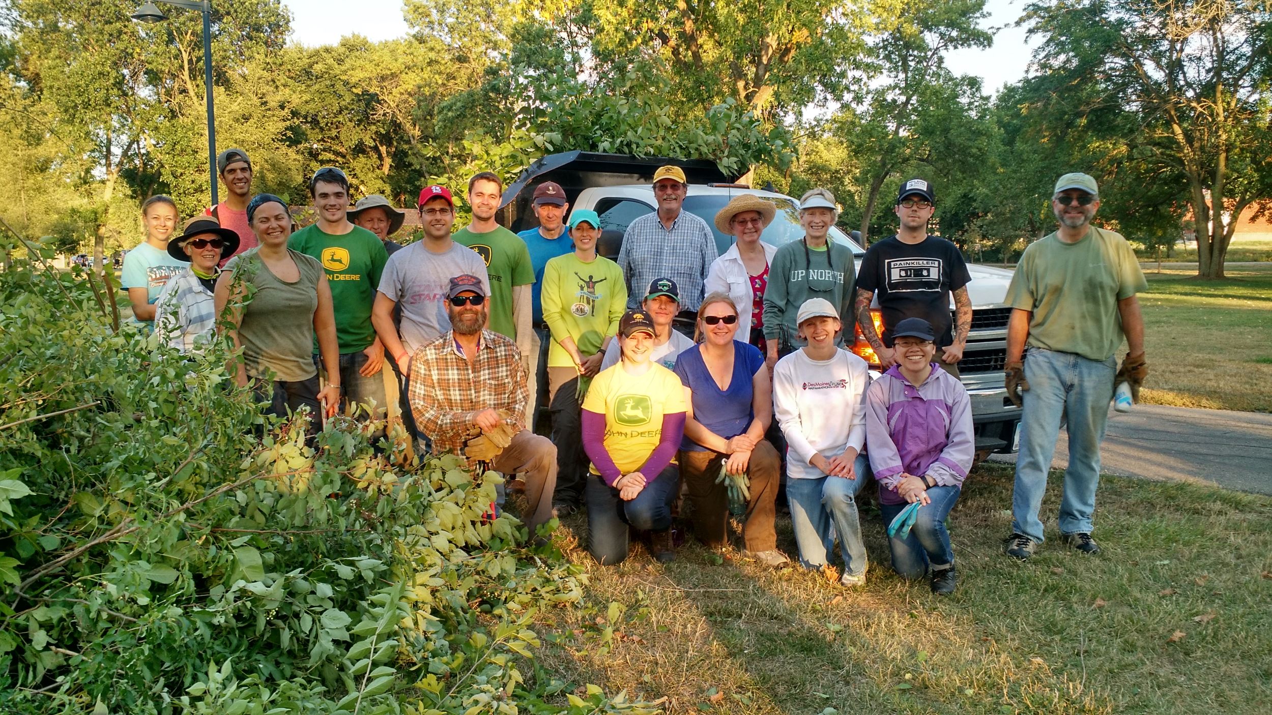UPCYCLE Volunteer group picture