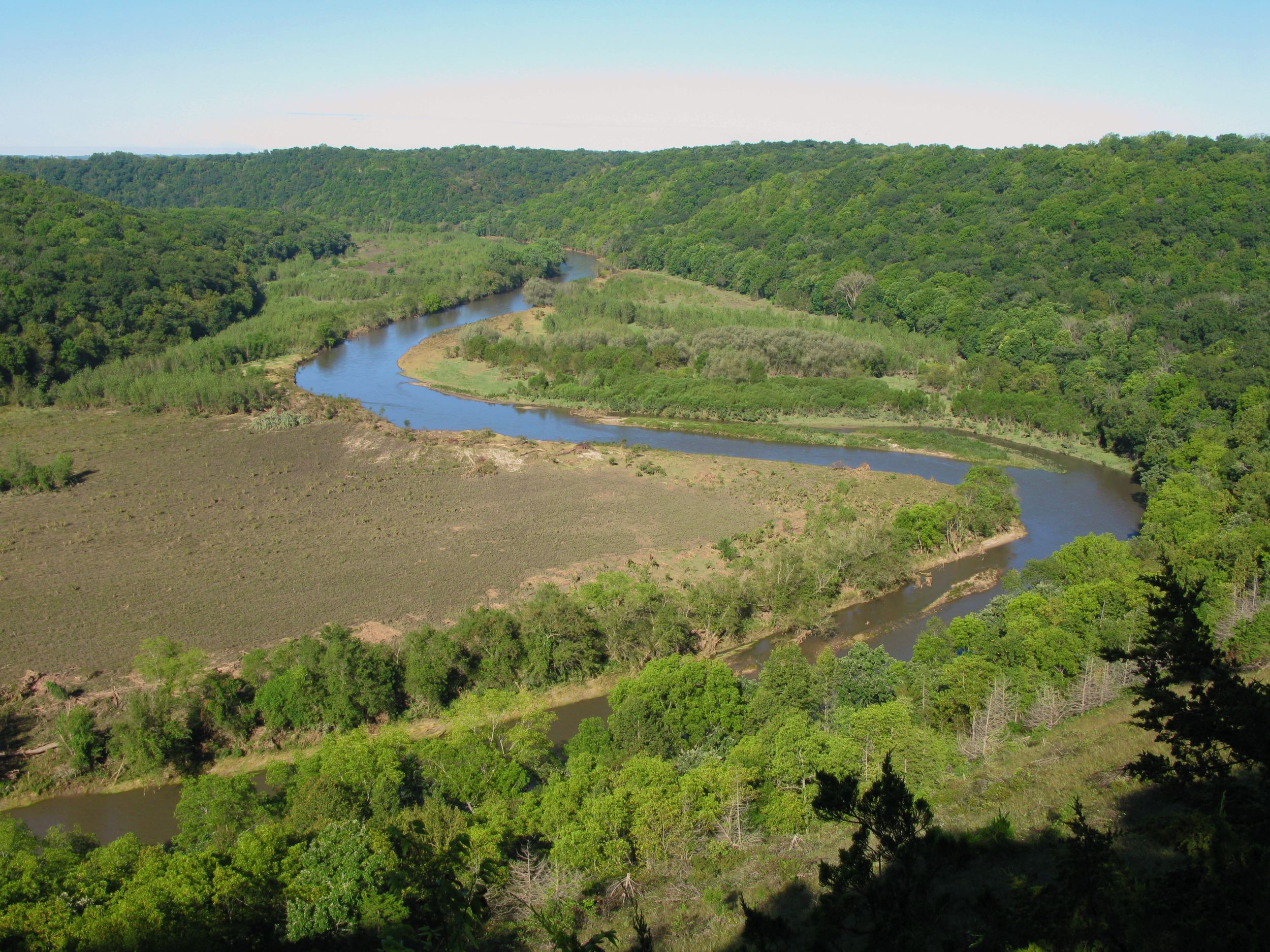 Recovered floodplain