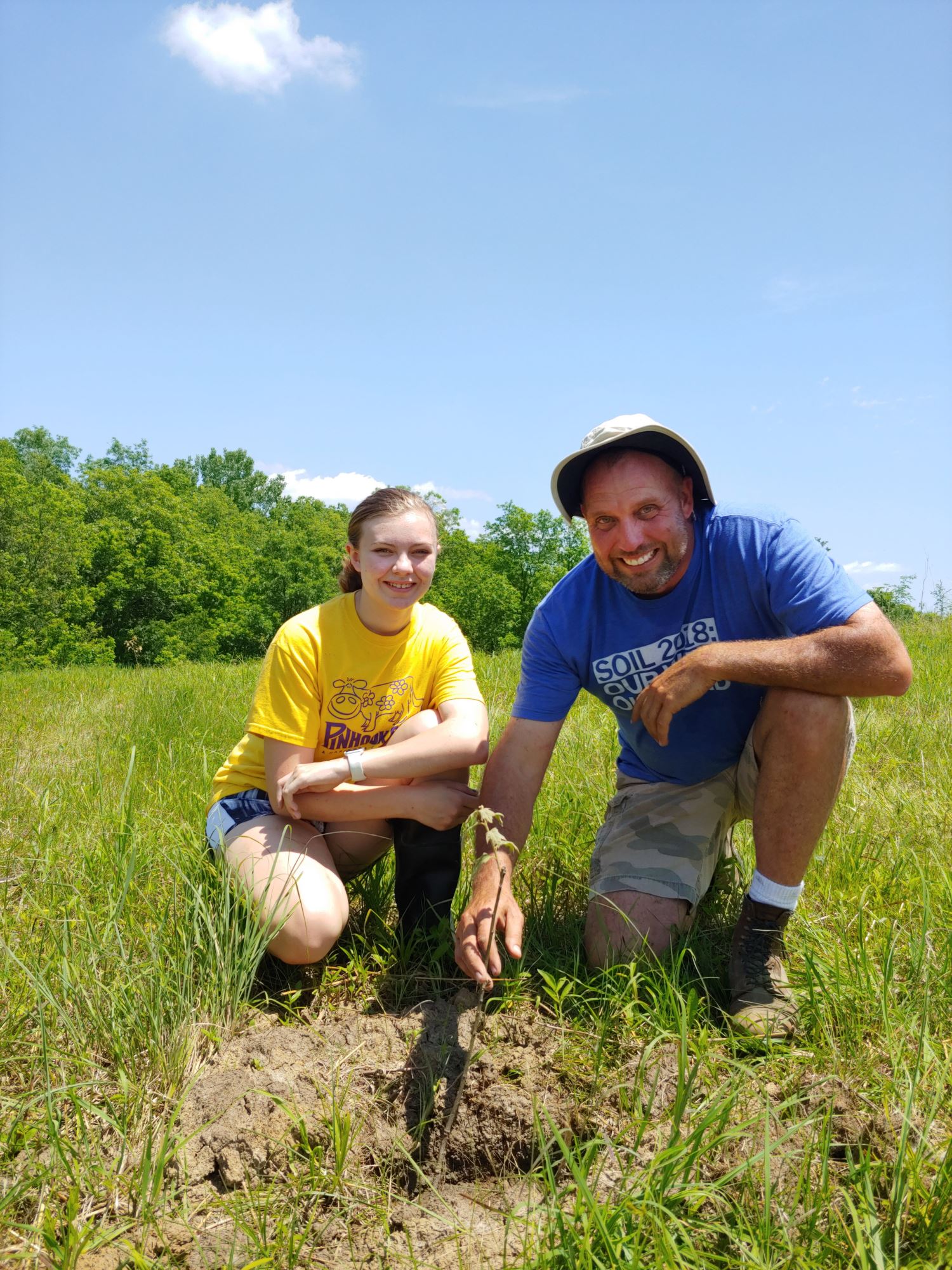 Seth Watkins and daughter