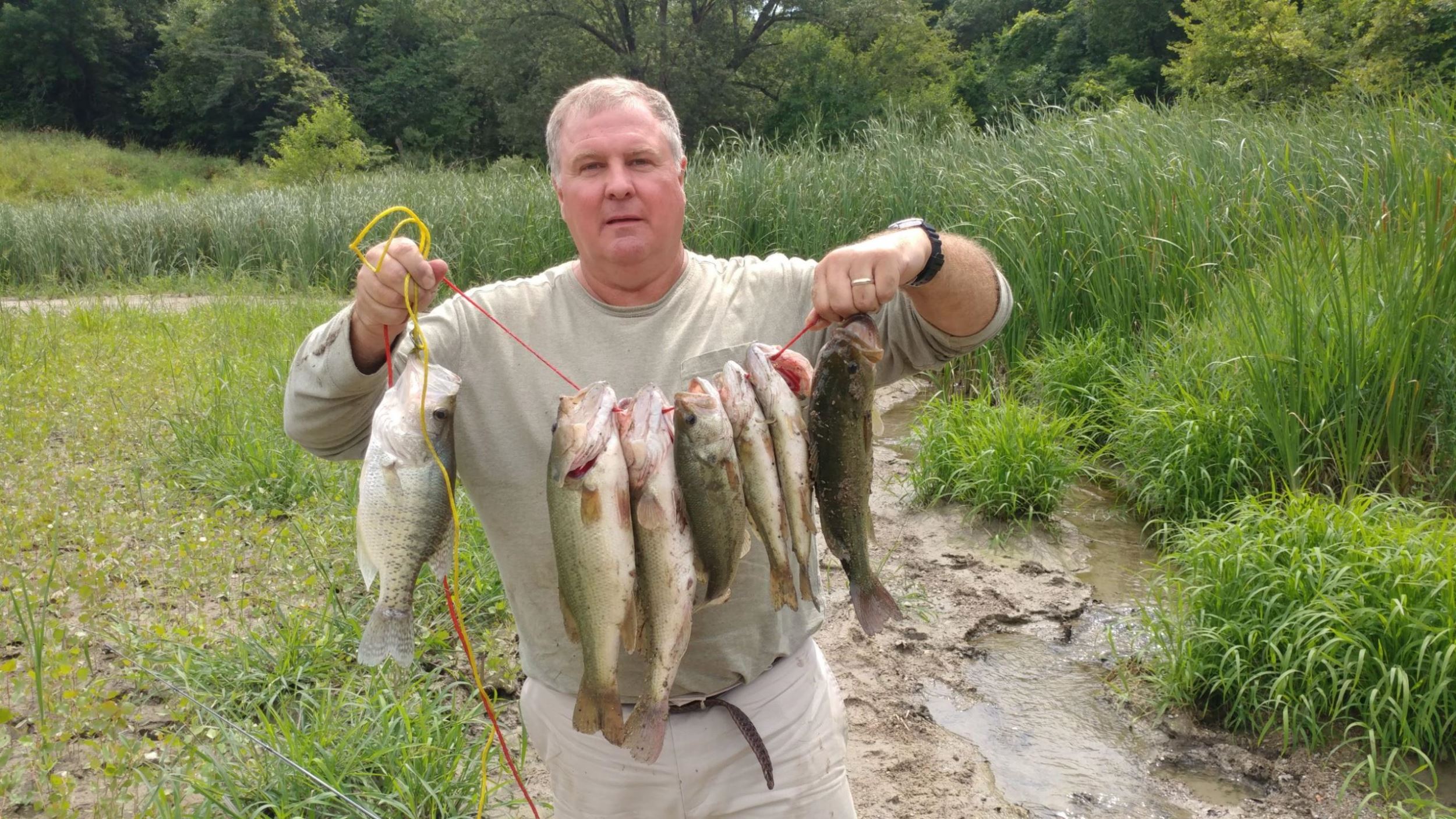 fisherman with fish