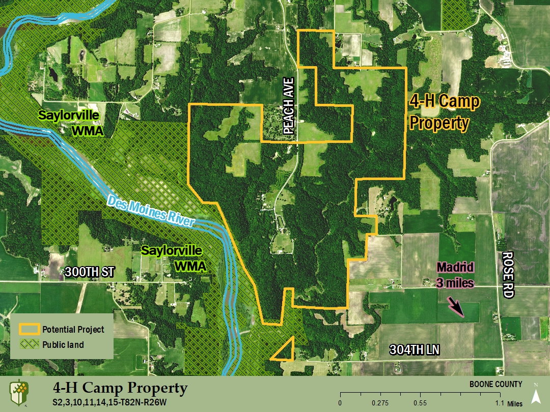 Clover Woods Map