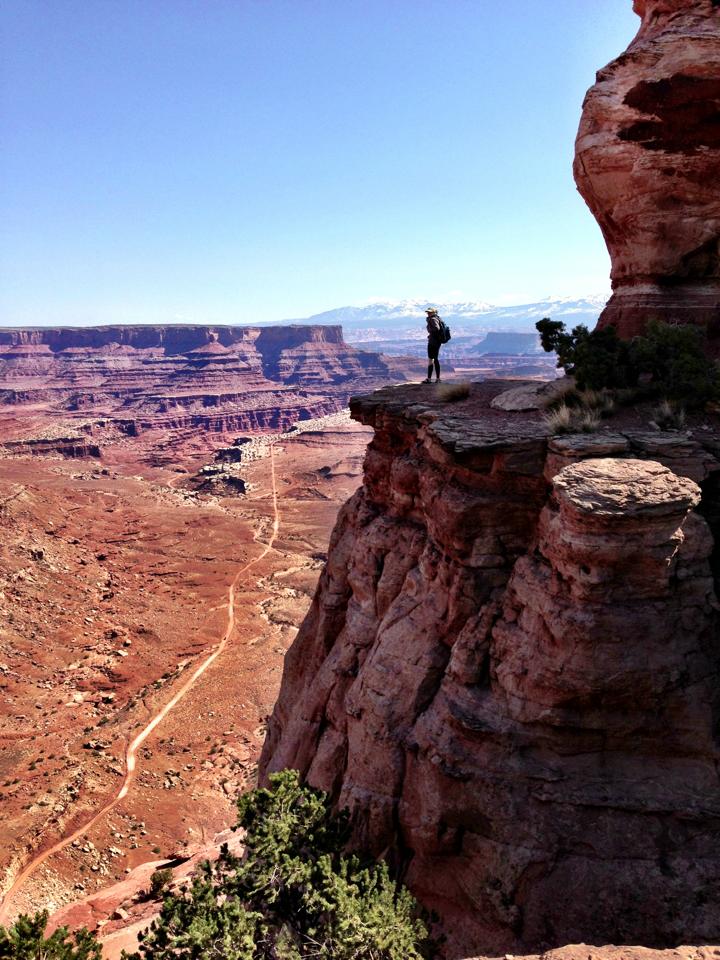 Off trail at Canyonlands National Park.