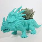 Betty the Styracosaurus - Dinosaur Planter