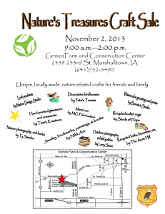 Nature Treasurs Craft Sale Flyer