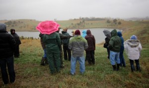 Hikers explore the Spirit Knoll area. Photo by Randall Williams